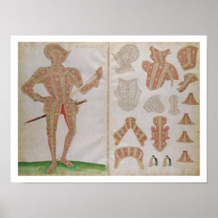 Anzug der Rüstung für den Earl of Cumberland Poster