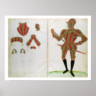 Anzug der Rüstung für Lord Compton, von 'einem Poster