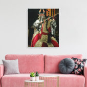 Anzug der Rüstung und der entsprechenden Rüstung Leinwanddruck (Insitu (Wohnzimmer))