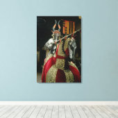 Anzug der Rüstung und der entsprechenden Rüstung Leinwanddruck (Insitu (Holzboden))