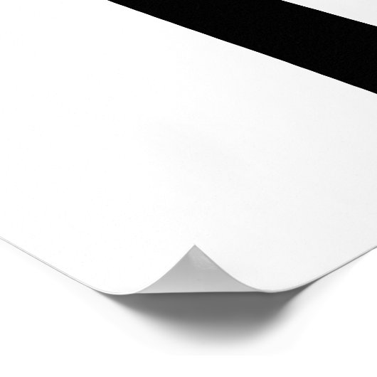 Anzug der schwarzen Krawatte Poster (Ecke)