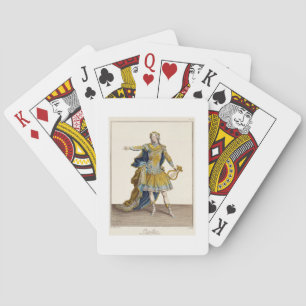Anzug für Apollo in the opera 'Phaethon', Mäste Spielkarten