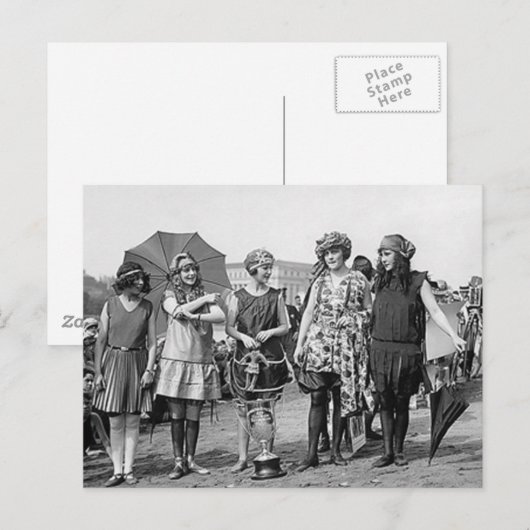 Anzug für Badegewässer 2 Postkarte (Vorne/Hinten)