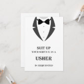 Anzug für meinen Studiengang Karte (Vorderseite/Rückseite Beispiel)