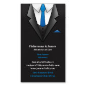 Anzug Magnetische Visitenkarte (Vorderseite Vertikal)