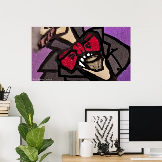 Anzug n Krawatte v.2 Poster (Heimbüro)