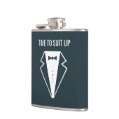 Anzug nach oben - Flasche Flachmann (Links)