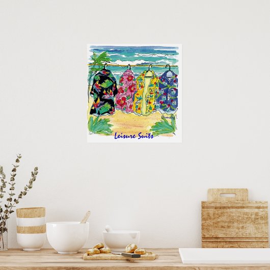 Anzug-Poster Poster (Küche)