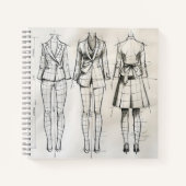 Anzug Sketch Notizblock (Vorderseite)