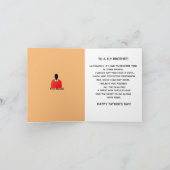 Anzug und Krawatte des afrikanischen amerikanische Karte (Innenseite)