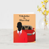 Anzug und Krawatte des afrikanischen amerikanische Karte (Gelbe Blume)