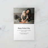 Anzug und Krawatte des Vaters Karte (Innenseite)