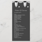 Anzug und Krawatte Gay Grey Service Order Programm (Vorderseite)