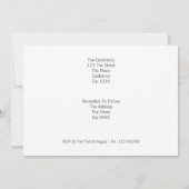 Anzug und Krawatte Gay Wedding Ankündigung (Rückseite)