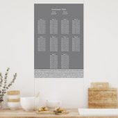 Anzug und Krawatte Gay Wedding Plan Poster (Küche)