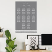 Anzug und Krawatte Gay Wedding Plan Poster (Heimbüro)