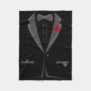 Anzug und Krawatte Tuxedo Bowtie Kostüm Easy Hallo Fleecedecke