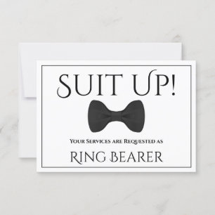 Anzug Up Be My Ring Beatter Card Karte