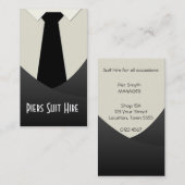 Anzug Visitenkarte (Vorne/Hinten)