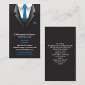 Anzug-Visitenkarte Visitenkarte (Vorne/Hinten)