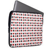Anzug von Glücksspielkarten Laptopschutzhülle (Vorne Rechts)