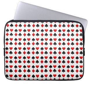 Anzug von Glücksspielkarten Laptopschutzhülle