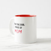 Anzug von Rüstung Diva "MAMA" Zweifarbige Tasse (Vorderseite Links)