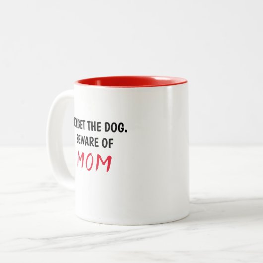 Anzug von Rüstung Diva "MAMA" Zweifarbige Tasse (Vorderseite Links)