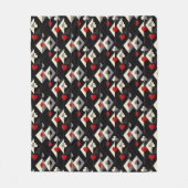 Anzug von Spielkarten im Poker. Fleecedecke (Vorderseite)