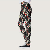 Anzug von Spielkarten im Poker. Leggings (Links)