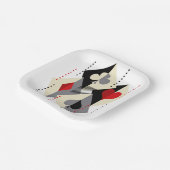 Anzug von Spielkarten im Poker. Pappteller (Gewinkelt)