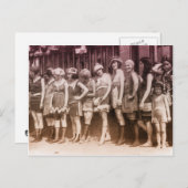 Anzug-Wettbewerb der 20er Jahre Postkarte (Vorne/Hinten)