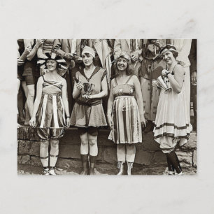 Anzug-Wettbewerb für Badegewässer Postkarte