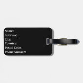 Anzüge auf Karten Gepäckanhänger (Rückseite horizontal)