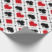 Anzüge auf Karten Geschenkpapier (Ecke)