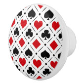 Anzüge auf Karten Keramikknauf (Rechts)