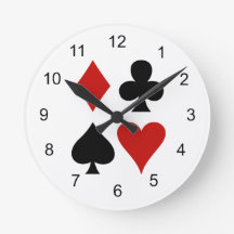 Anzüge auf Karten - Wandleuchte