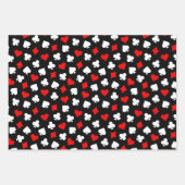 Anzüge der Black Red and White Casino Card Geschenkpapier Set (Vorderseite 3)