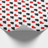 Anzüge der Gambling Card Geschenkpapier (Ecke)