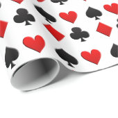 Anzüge der Gambling Card Geschenkpapier (Rolleneckpunkt)