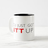 Anzüge, die du gerade Got hast Zweifarbige Tasse (Vorderseite Links)