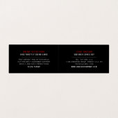 Anzüge spielen, Casino Manager im Detail Visitenkarten (Innenseite Aufgefaltet)