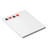 Anzüge spielen notizblock (angewinkelt)