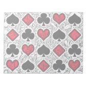 ANZÜGE SPIELKARTE NOTIZBLOCK (Vorderseite)