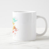 "Anzünden des Laufwerks" Jumbo-Tasse (Rechts)