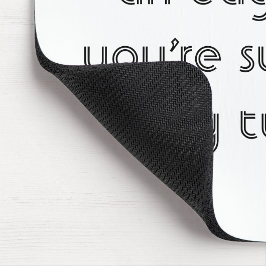 Anzusteigen ist hart, wie ein Adler… Mousepad (Ecke)