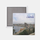 AO006 LUANDA, Angola, Afrika, Kühlschrank Magnet (Vorderseite/Rückseite)