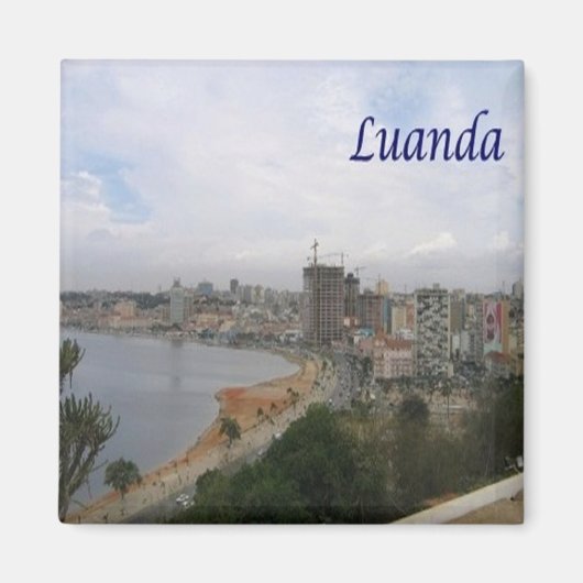 AO006 LUANDA, Angola, Afrika, Kühlschrank Magnet (Vorne)