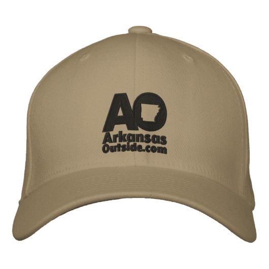 AO bestickte Twill Ballcap bestickt Baseball Baseballkappe (Vorderseite)