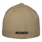 AO bestickte Twill Ballcap bestickt Baseball Baseballkappe (Rückseite)